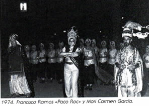 1974. Francisco Ramos "Paco Roc" y Mari Carmen García