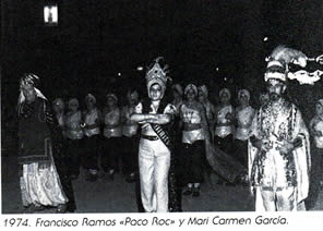 1974. Francisco Ramos "Paco Roc" y Mari Carmen García
